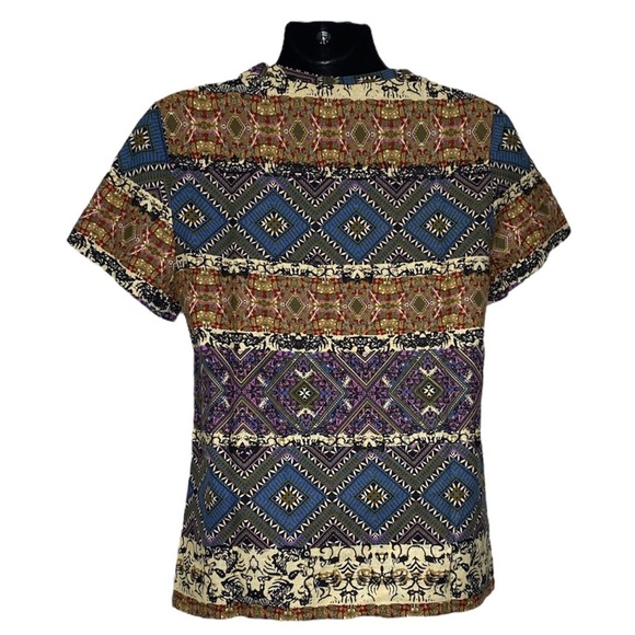 ZYFGfree Geometric Aztec Inspired Shirt (Size:XL, Color:Multi) - Picture 2 of 3